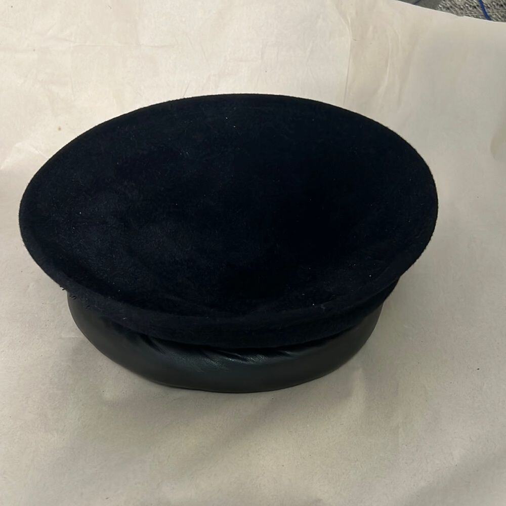 KOKIN NEWYORK‎ WOOL & LEATHER HAT